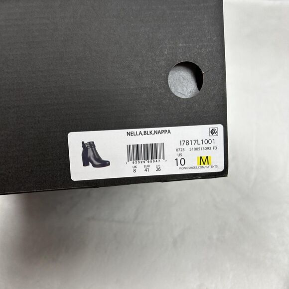 Vionic Boots Womens Size 10 Black Nella Ankle Block Heel Side Zip I7817L1001 - Picture 14 of 14
